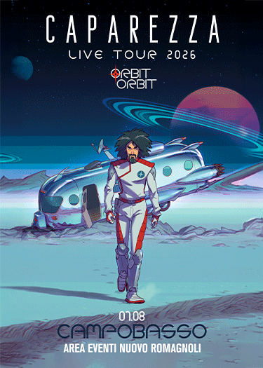 Locandina Caparezza Live Tour 2026 Campobasso